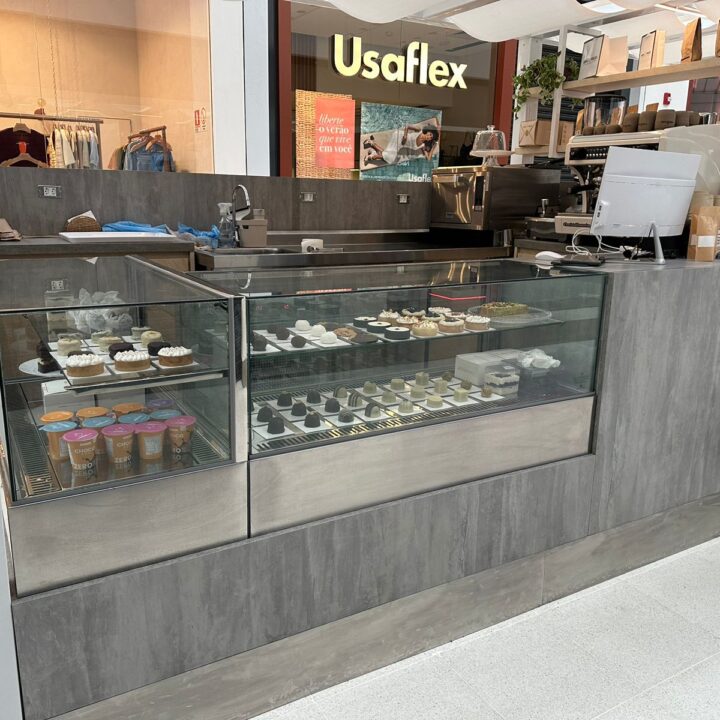 vitrine box quiosque shopping